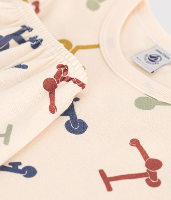 Pyjama short imprimé trottinettes en coton enfant
