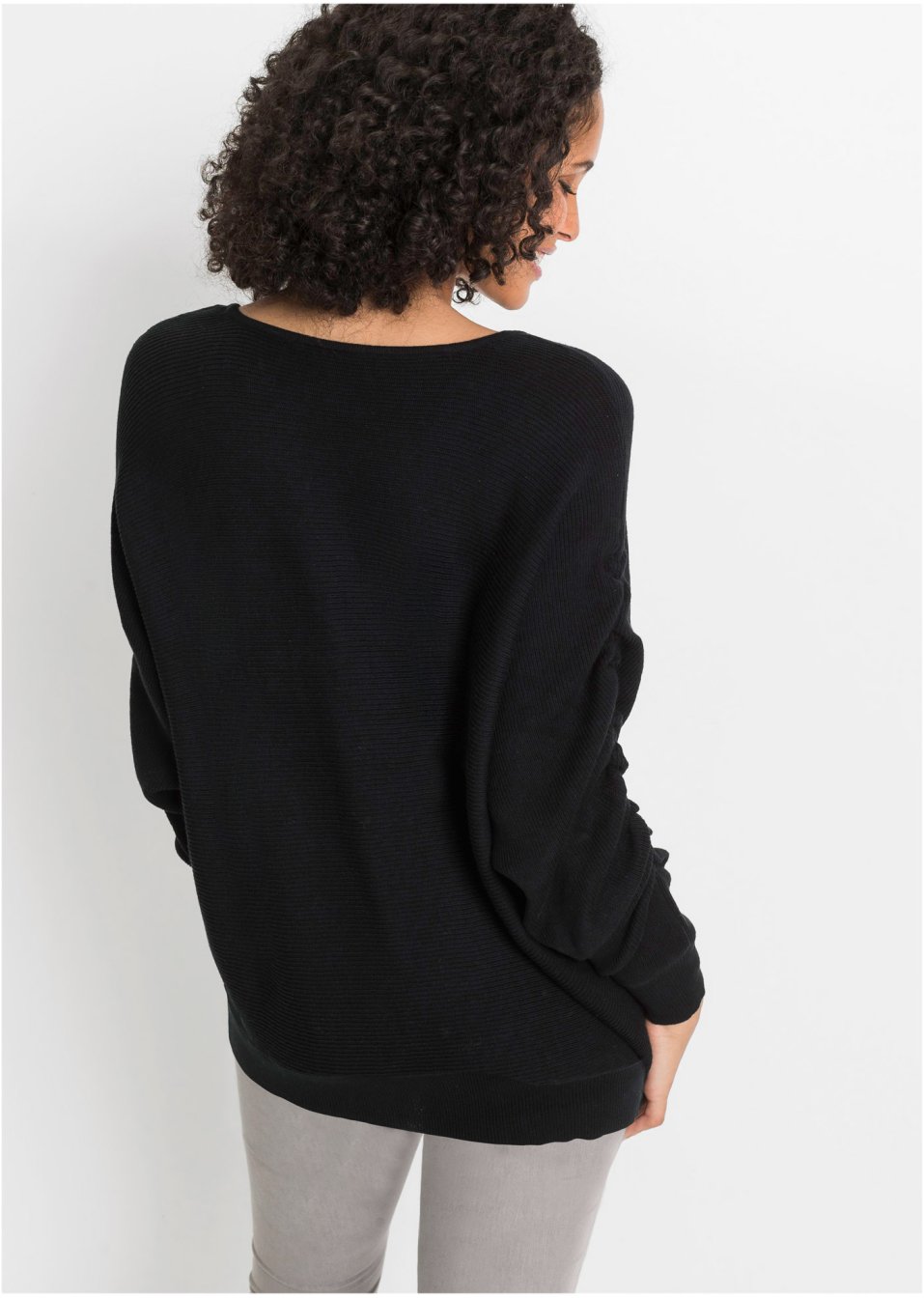 Pull à manches froncées