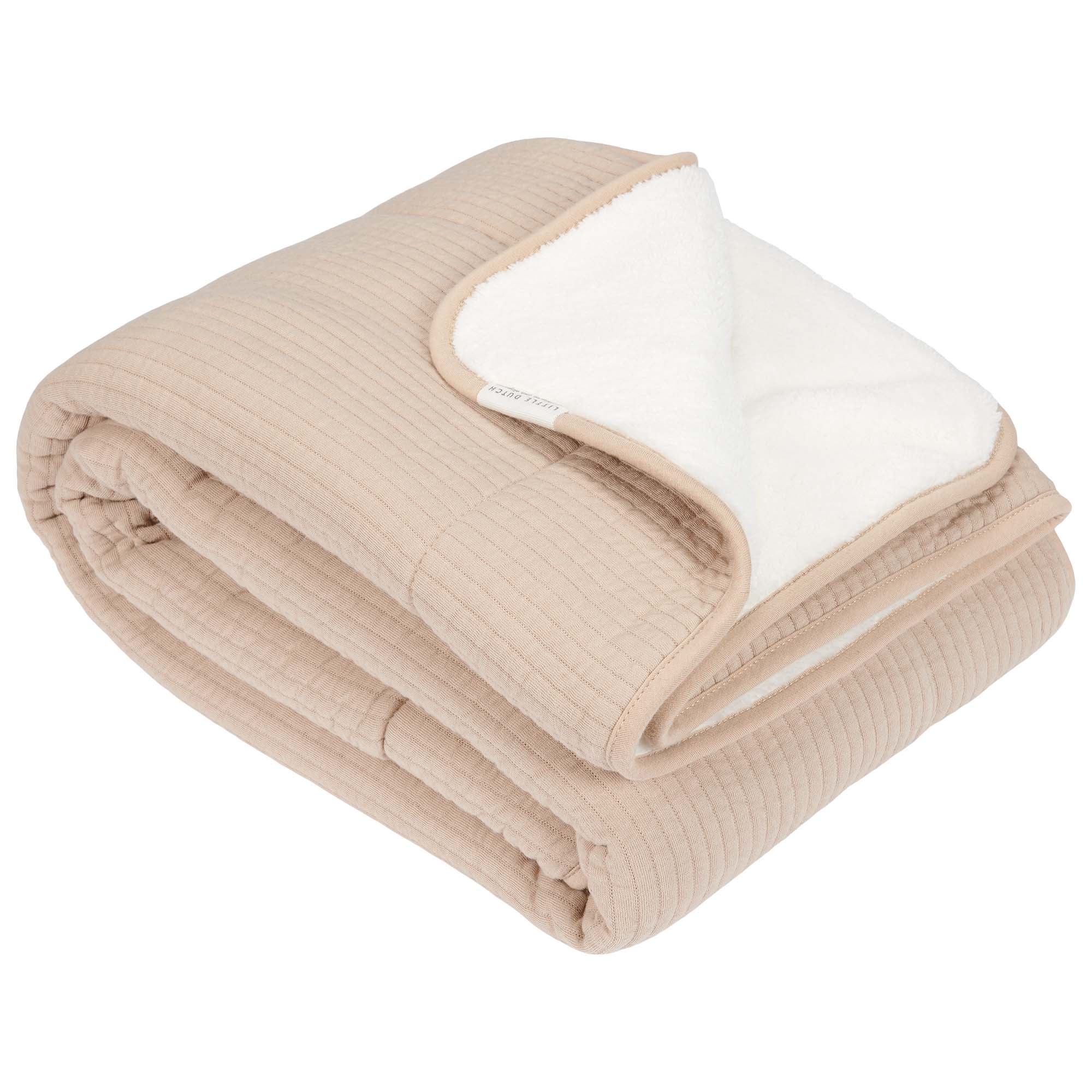 Little Dutch ledikantdeken pure beige kopen? - shop online - Prénatal