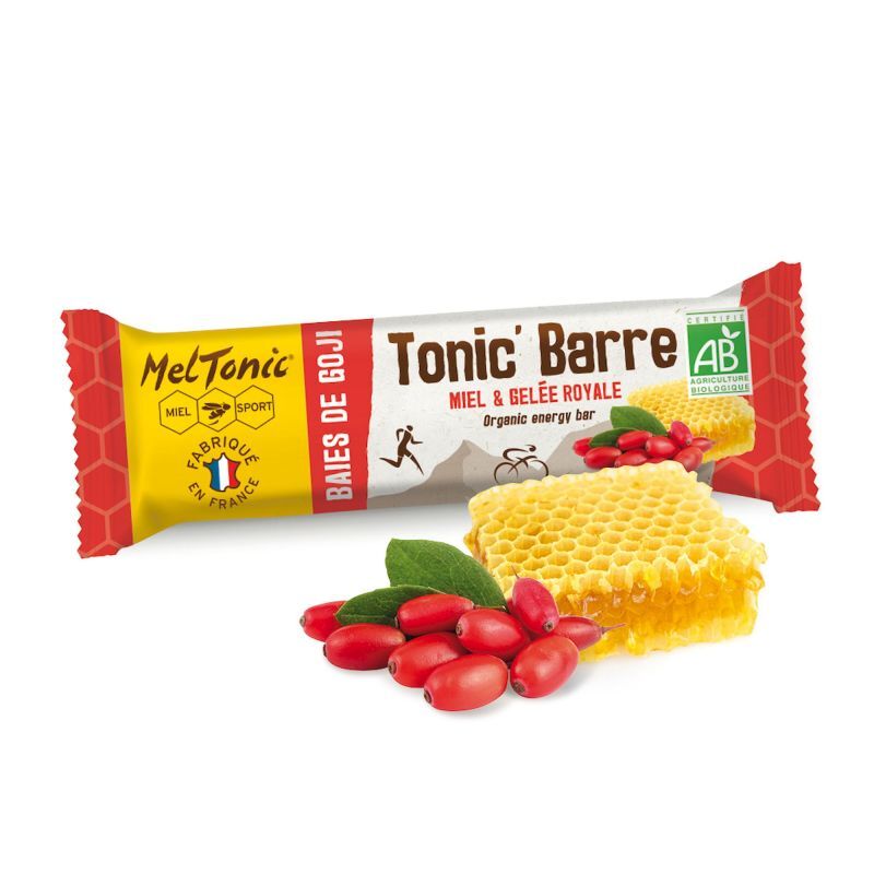 Tonic Barre Bio Miel \u0026 Baies De Goji - Barre énergétique