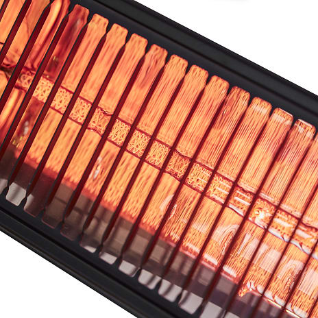 HEAT1 Eco Pro-line terrassevarmer vægmodel 2000 W - sort