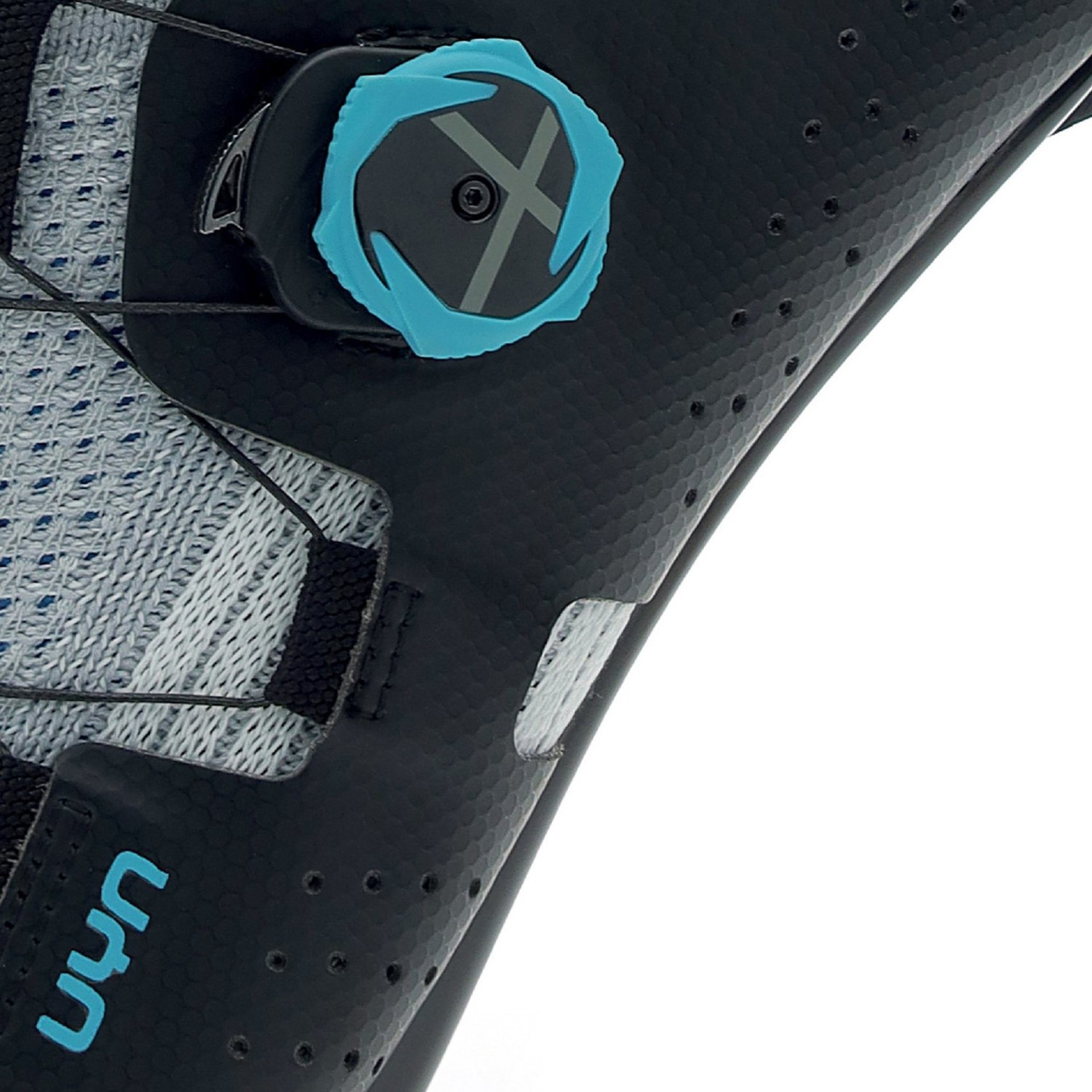 UYN Naked Full-Carbon Wielrenschoenen Zilver/Blauw Heren