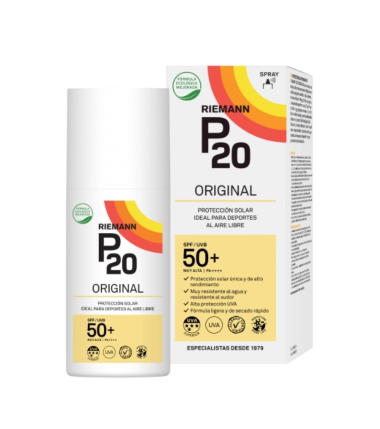 P20 - Spray protetor solar Original Spray SPF50+ PA++++ - 175ml