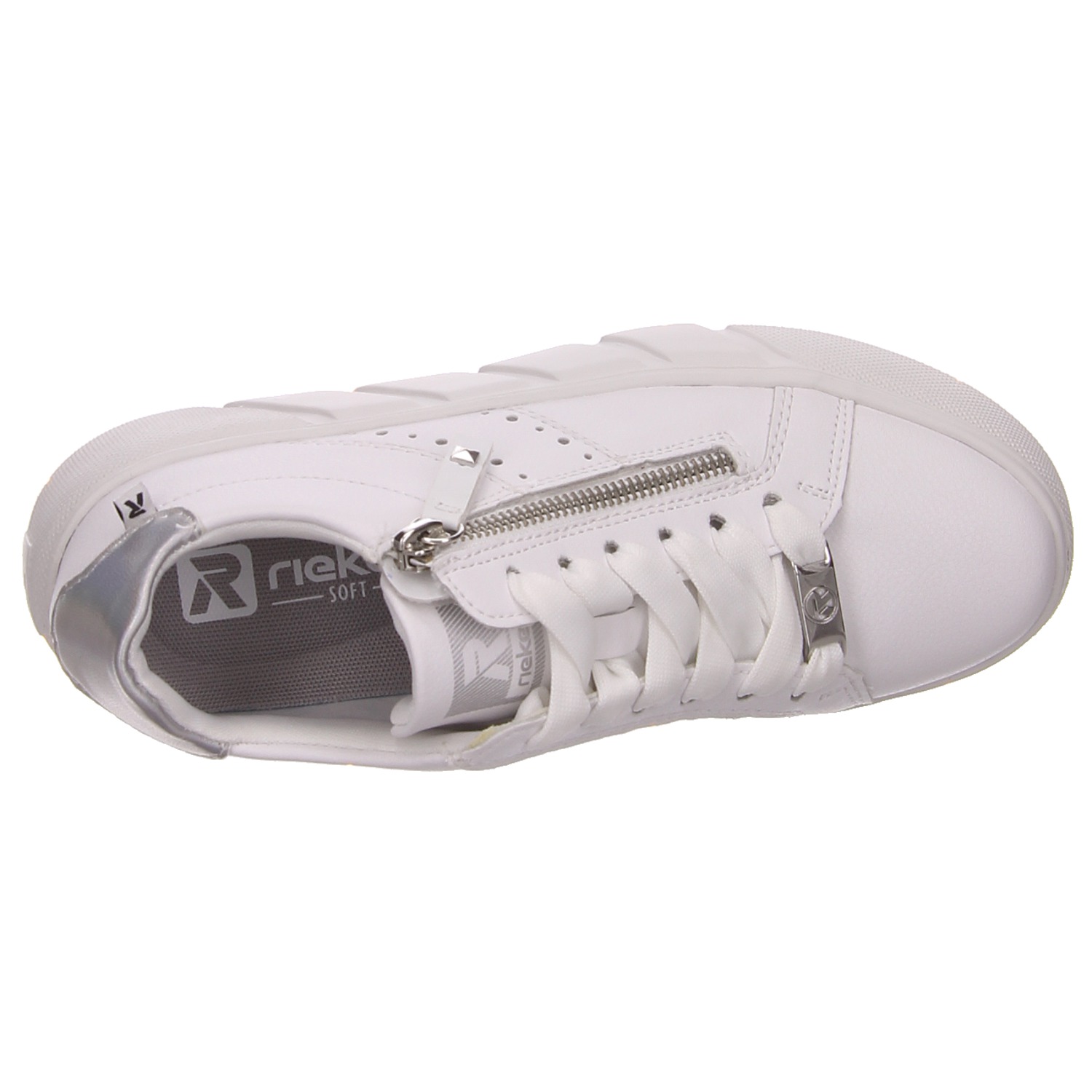 Rieker Sneaker weiß weiss/weiss kombi