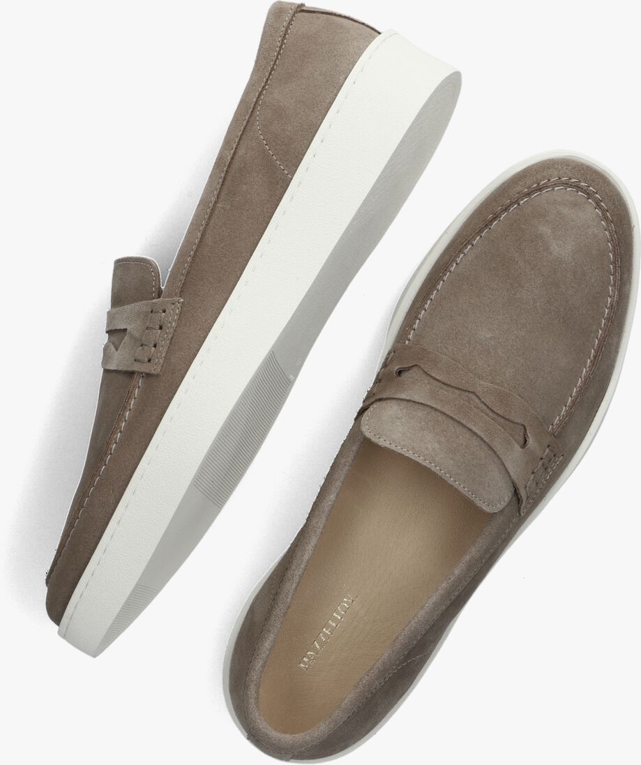 MAZZELTOV taupe mazzeltov loafers noah