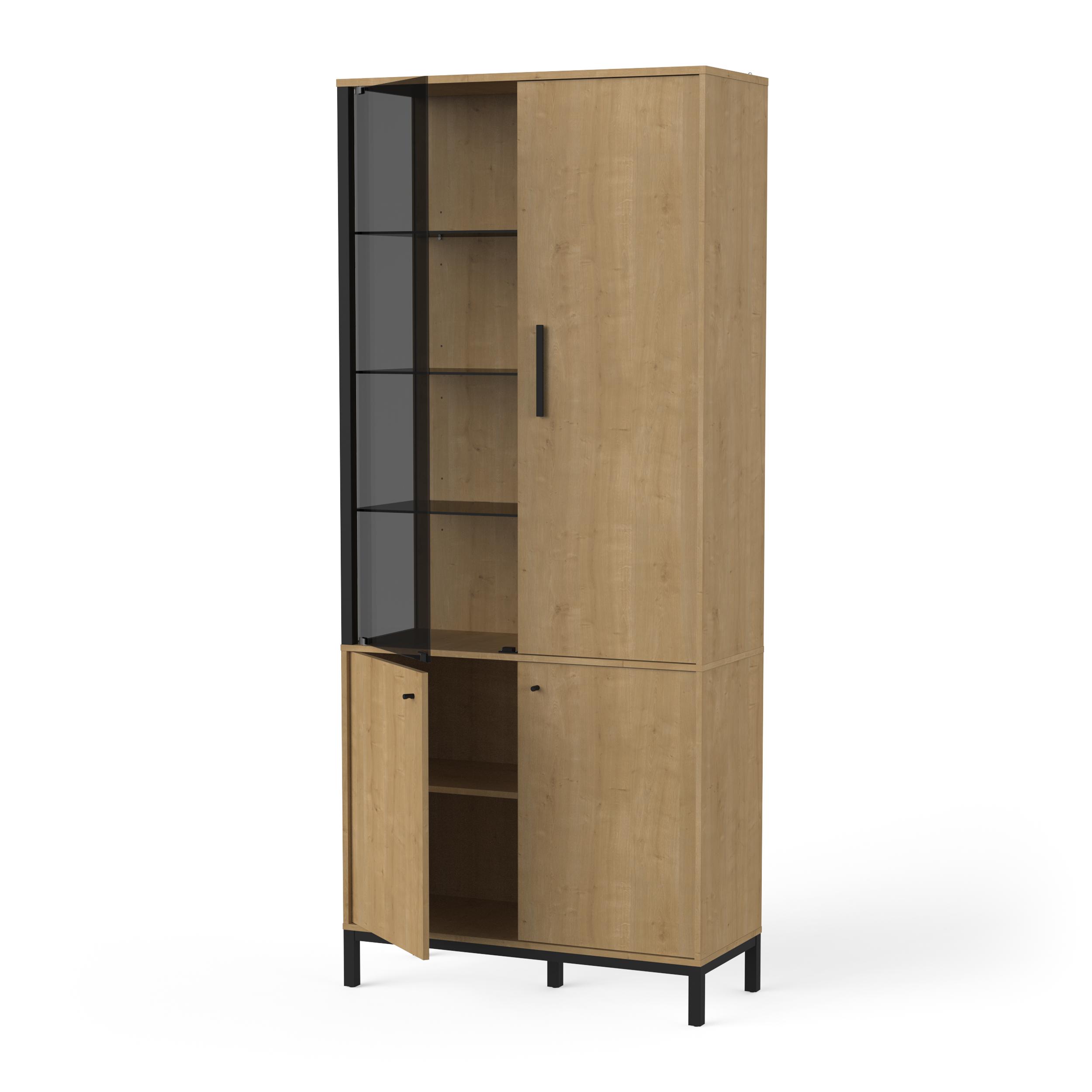 CRAFT VITRINE 1 PORTE VITREE ET 3 PORTES