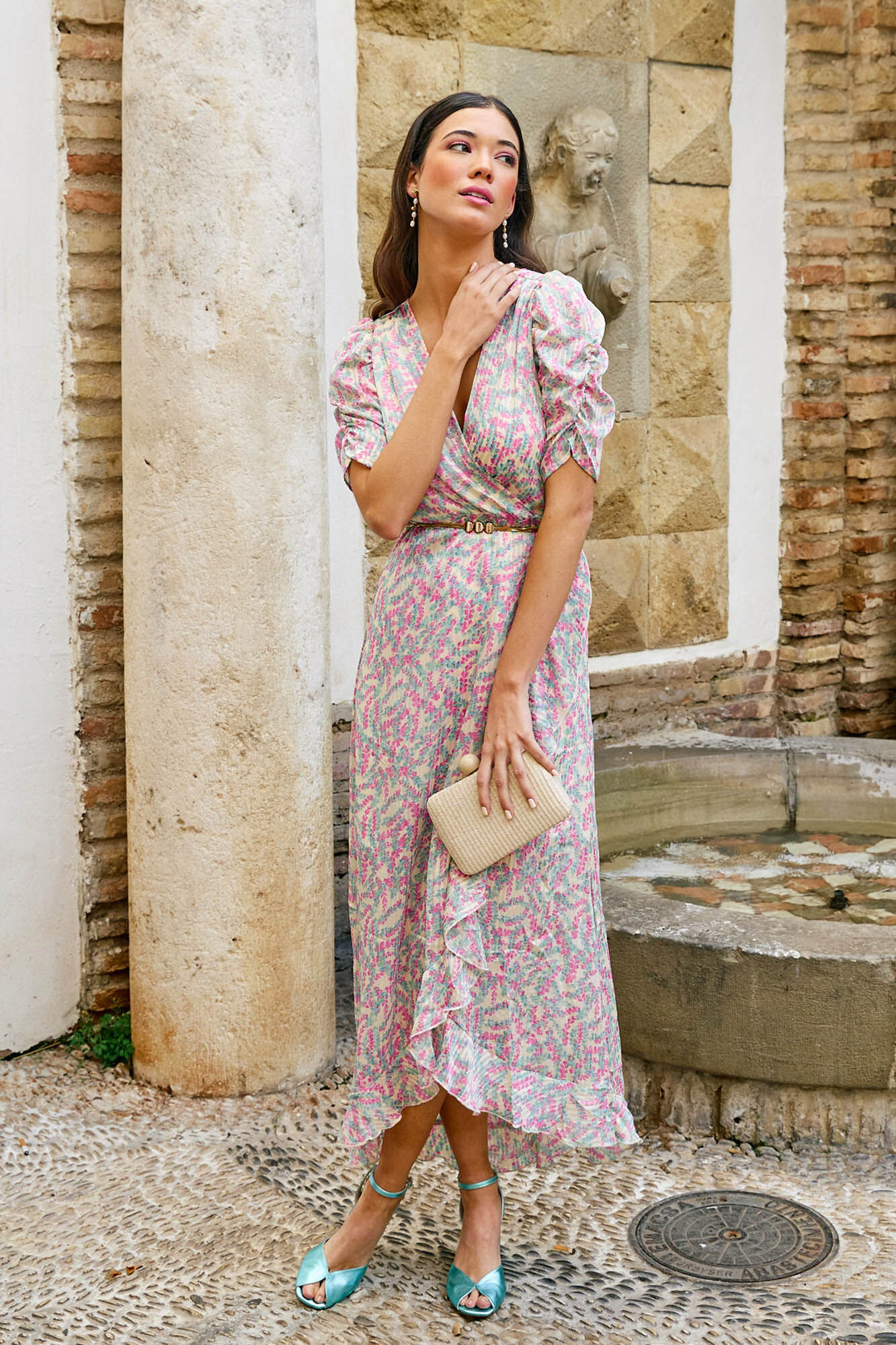 Vestido pico rosa Anais - Rosa