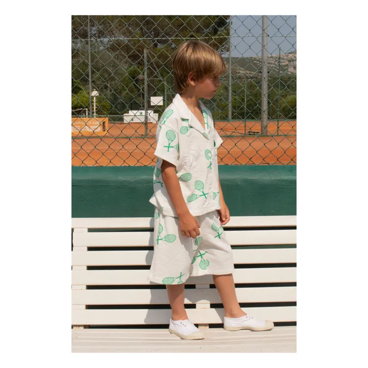 We Are Kids Chemise Marc Raquette Coton Bio | Blanc