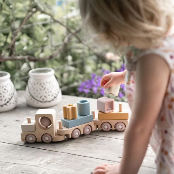 Baby's Only Speelgoedtrein - Hout - Opal