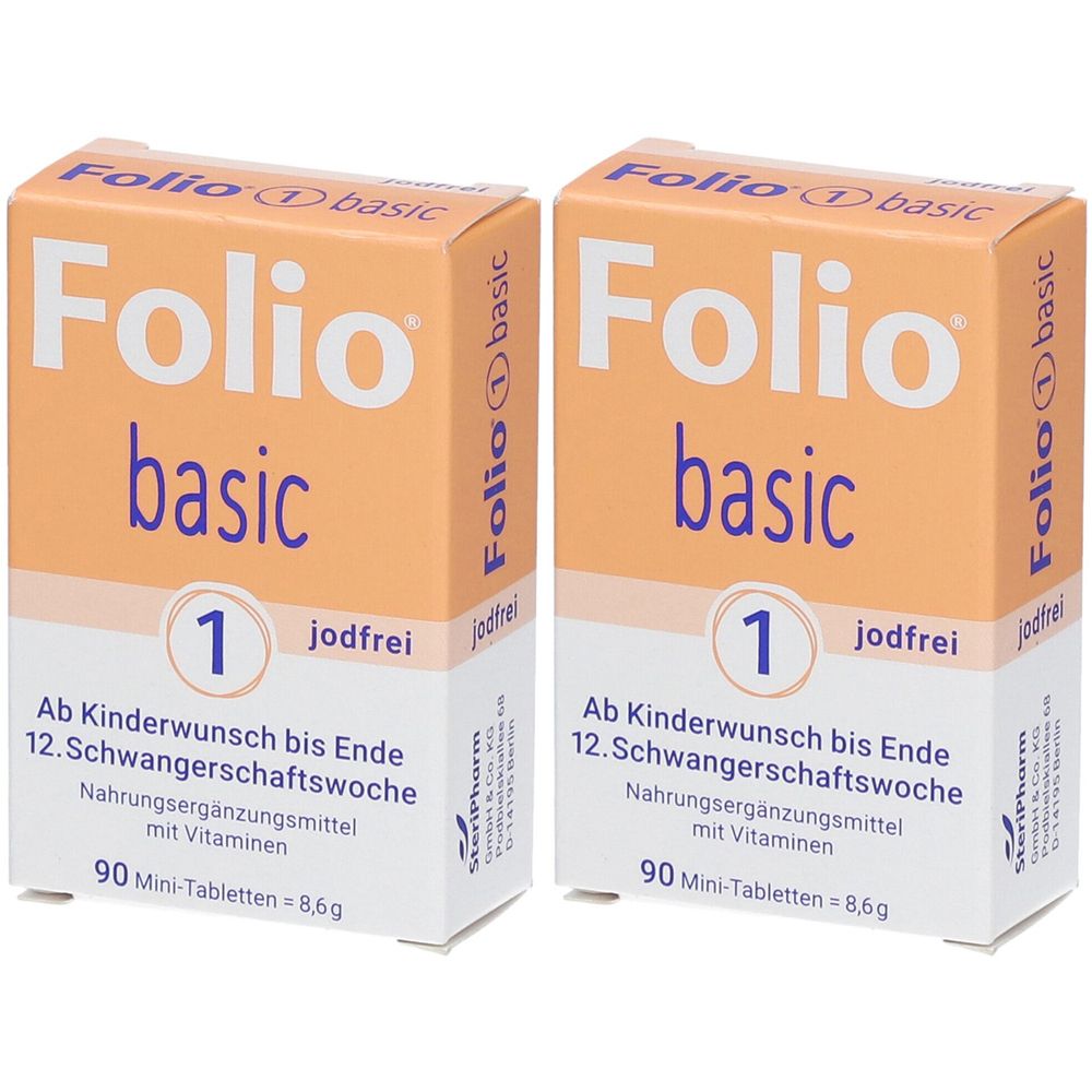 FOLIO 1 basic jodfrei Filmtabletten