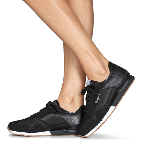 Pepe jeans - LONDON W SEQUINS - Noir