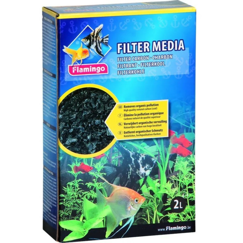 Charbon filtrant 900 g soit 2 litres pour aquarium