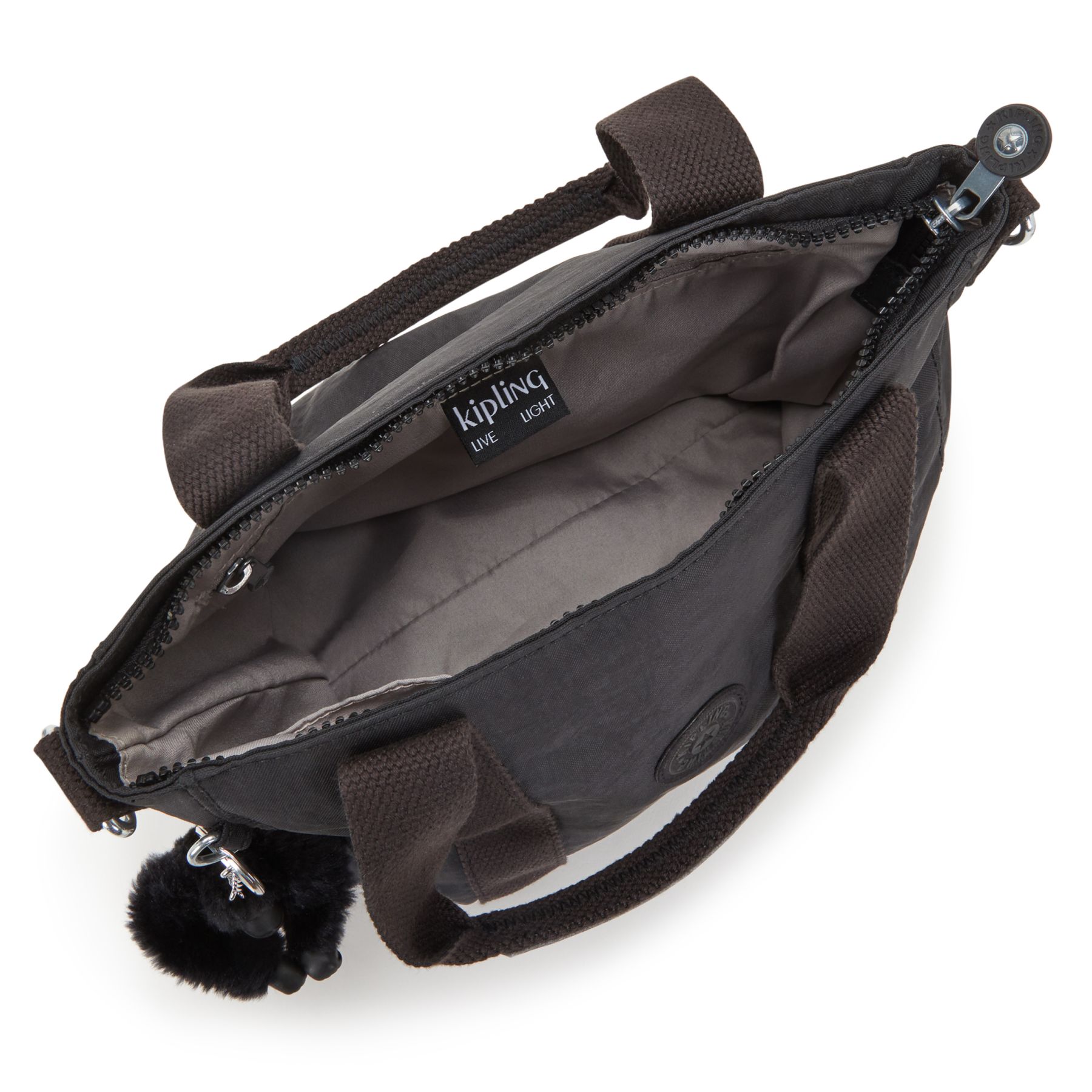 ASSENI MINI Mini fourre-tout avec bandoulière détachable - Black Noir