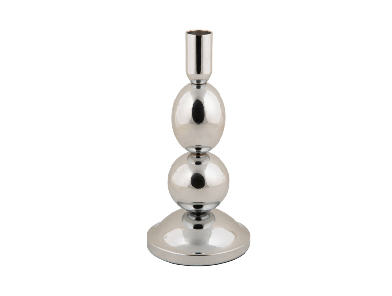 Candle Holder Dazzle Medium PT4074SI Chrome plated