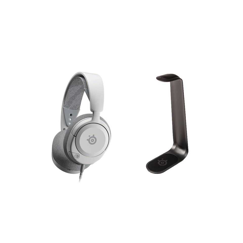 Steelseries - Arctis Nova 1P White +HS1 Aluminum Headset Stand