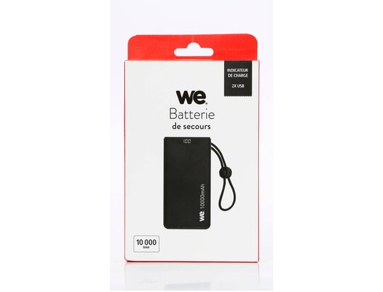 WE - Batterie WEBATT10000USBAUSBCN Batterie secours 10000mAh USB