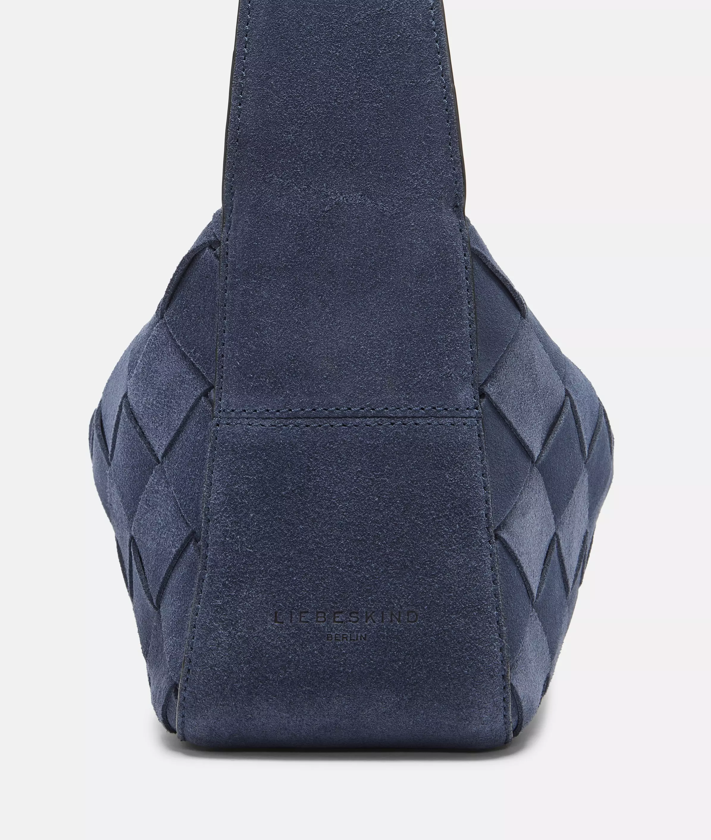 Sky II Hobo S Suede shoulder bag with diamond pattern