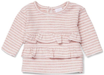 Luca & Lola Asia Genser Baby, Pink Stripes