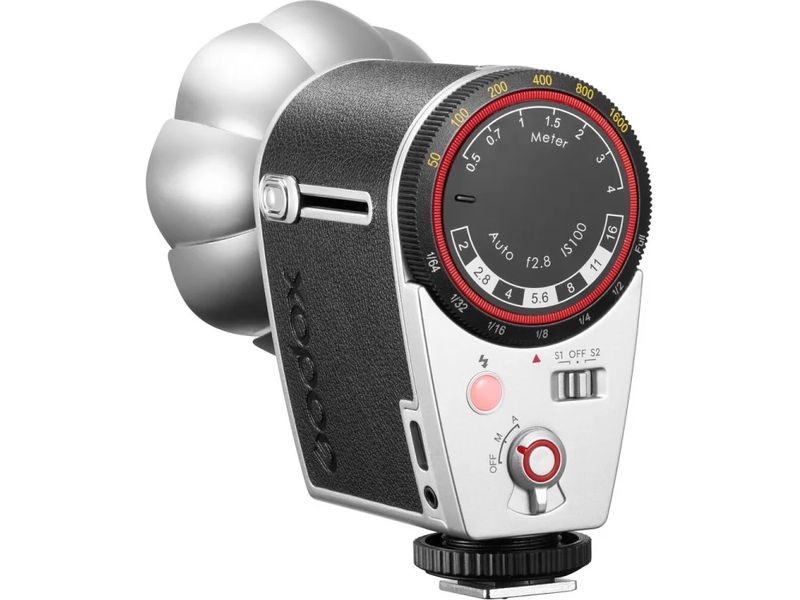 Godox Blitzgerät Lux Cadet Retro Retro-Kamerablitz mit flexibler Steürung und vielseitigen Blitzmodi
