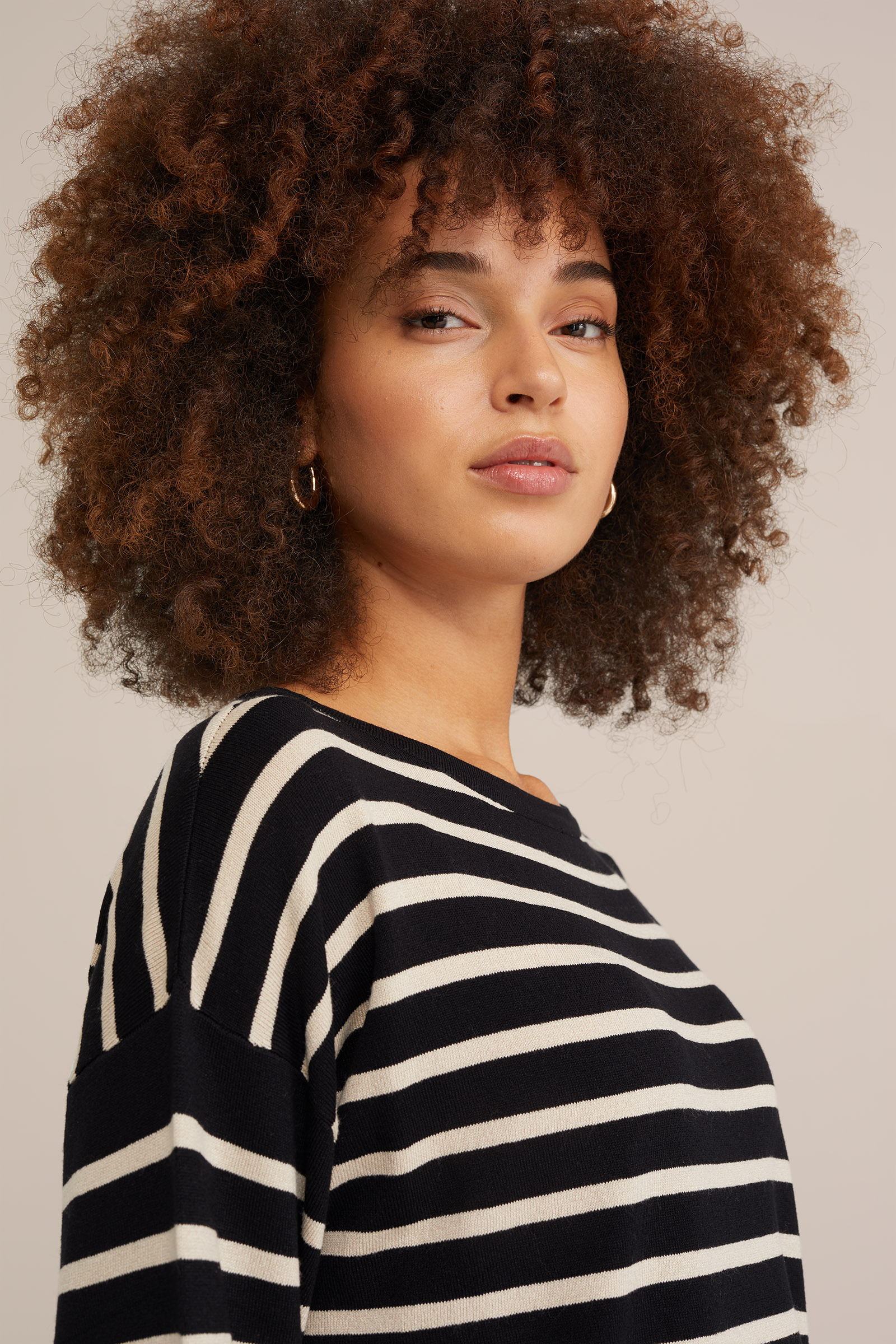 trui met dessin WE Fashion Zwart