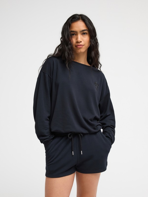 Surfing By Moonlight Short en molleton Noir Femme