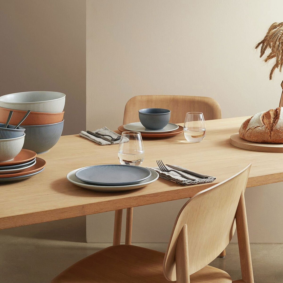 Rosenthal Thomas Clay tallerken 27 cm, himmel