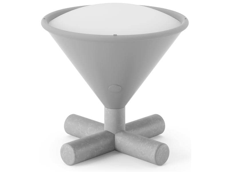 Umbra Tischleuchte Cono Grau LED Lampe
