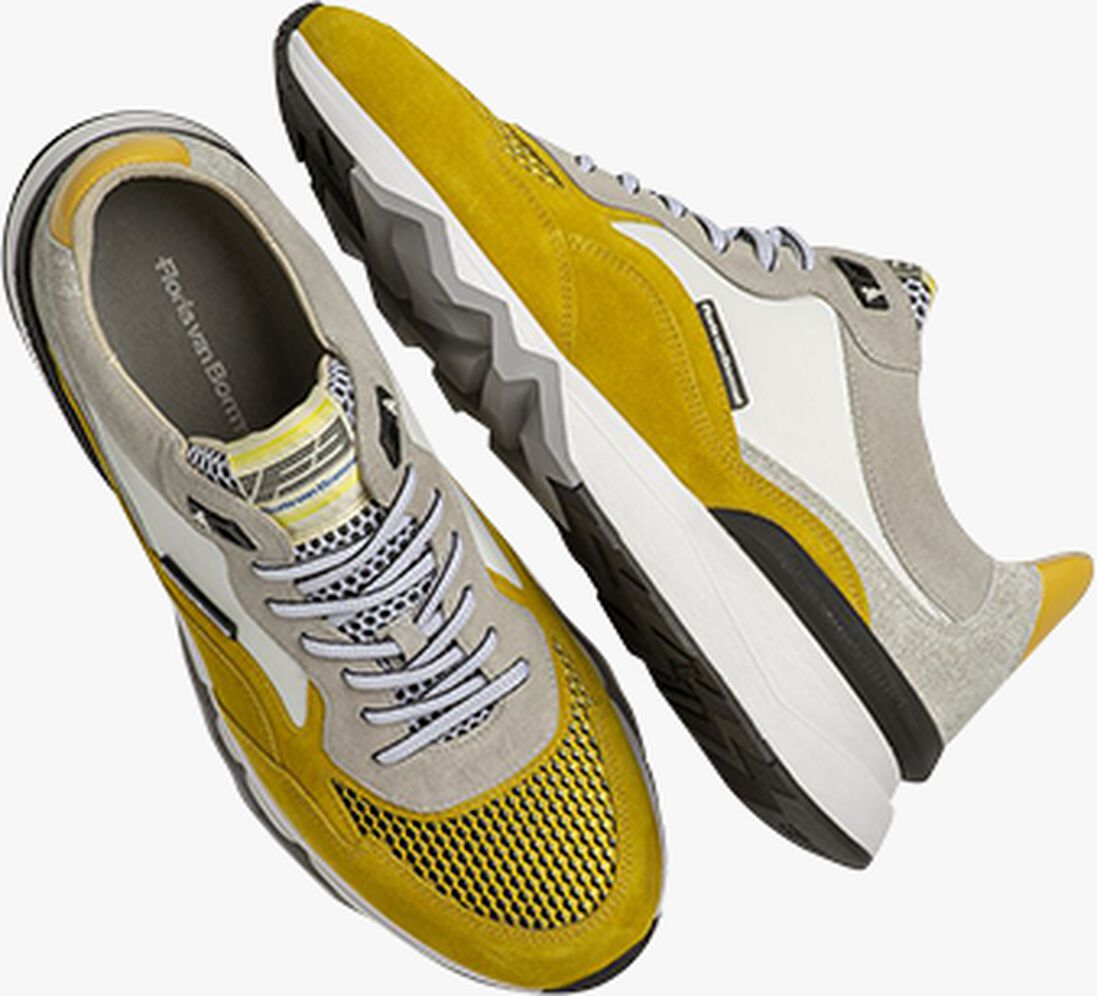 FLORIS VAN BOMMEL gele floris van bommel lage sneakers sfm-10136