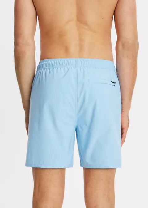 Zwembroek met logo blauw (BLW.L)