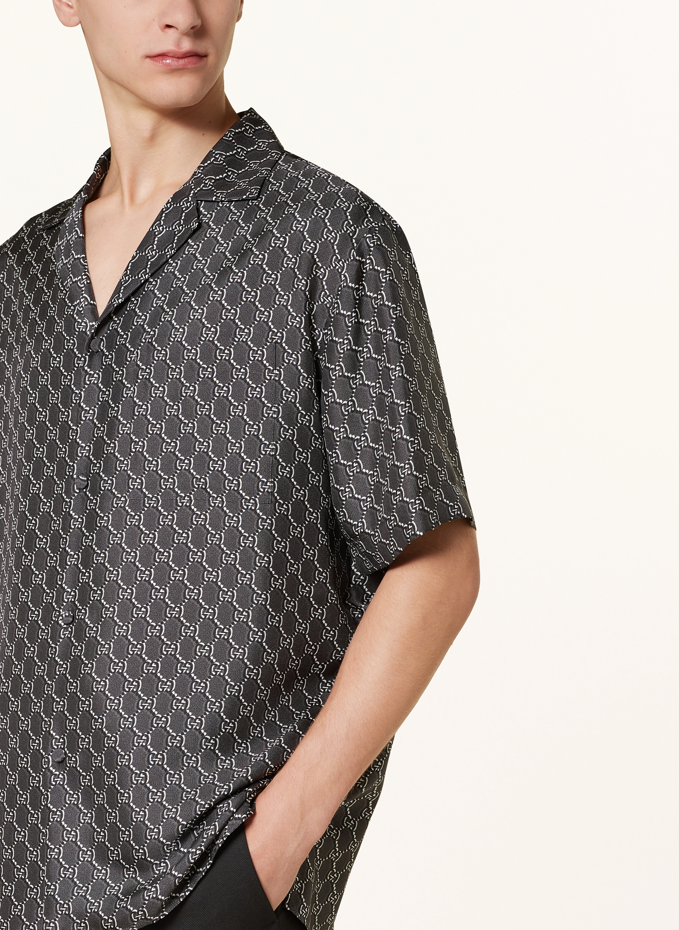 GUCCI Resorthemd aus Seide Comfort Fit