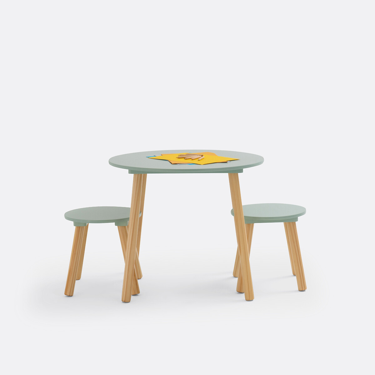 LA REDOUTE INTERIEURS<br>Mesa e 2 bancos infantis, Jimi