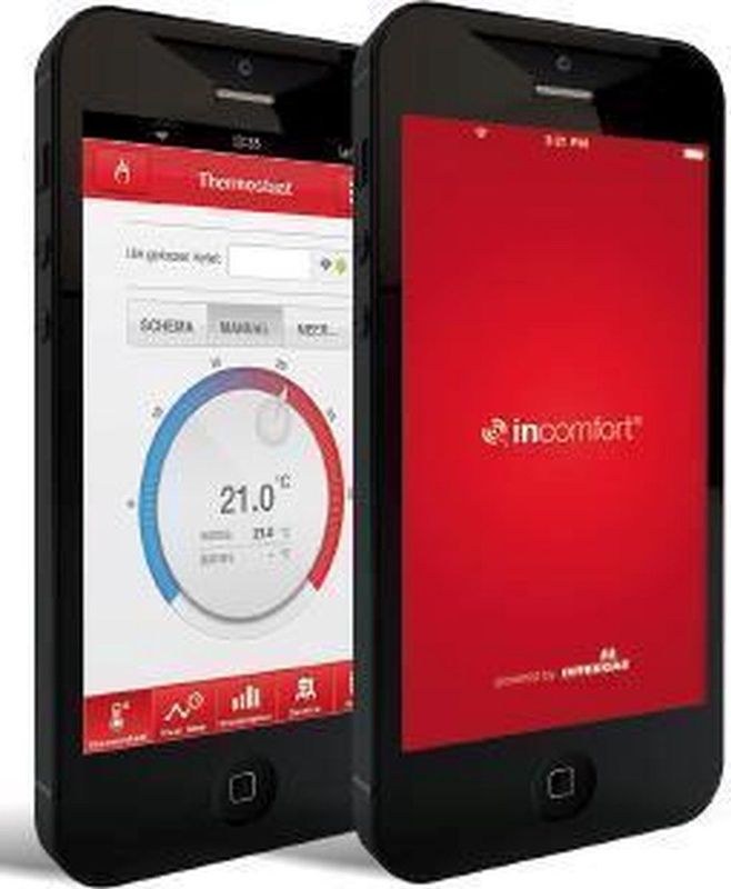 Intergas - Comfort Touch - Thermostaat - Zwart - Compact Design