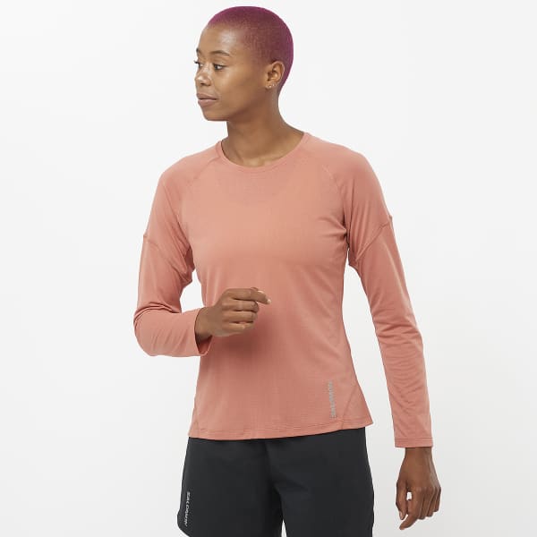 T-shirt trail SALOMON CROSS RUN LS TEE W