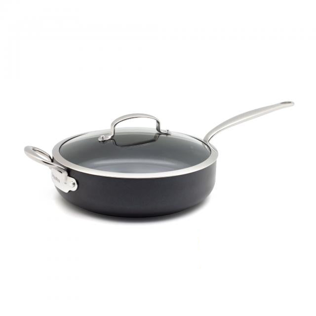 GreenPan Barcelona Keramische Hapjespan met glasdeksel 28 cm - PFAS vrij