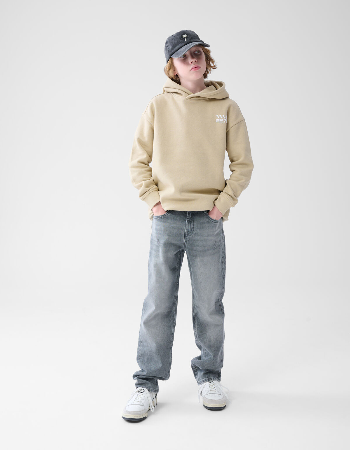 Straight Fit Jeans Grijs