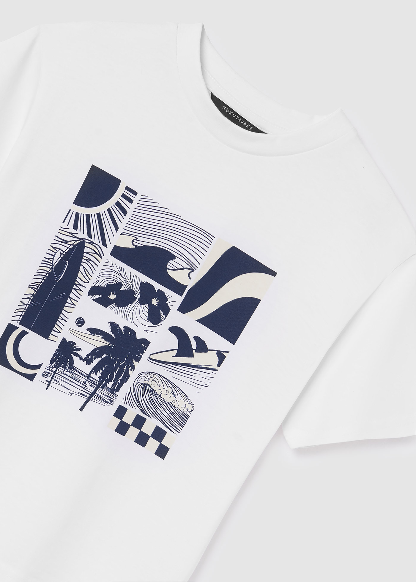 Conjunto de 2 camisetas de algodão sustentável para meninos