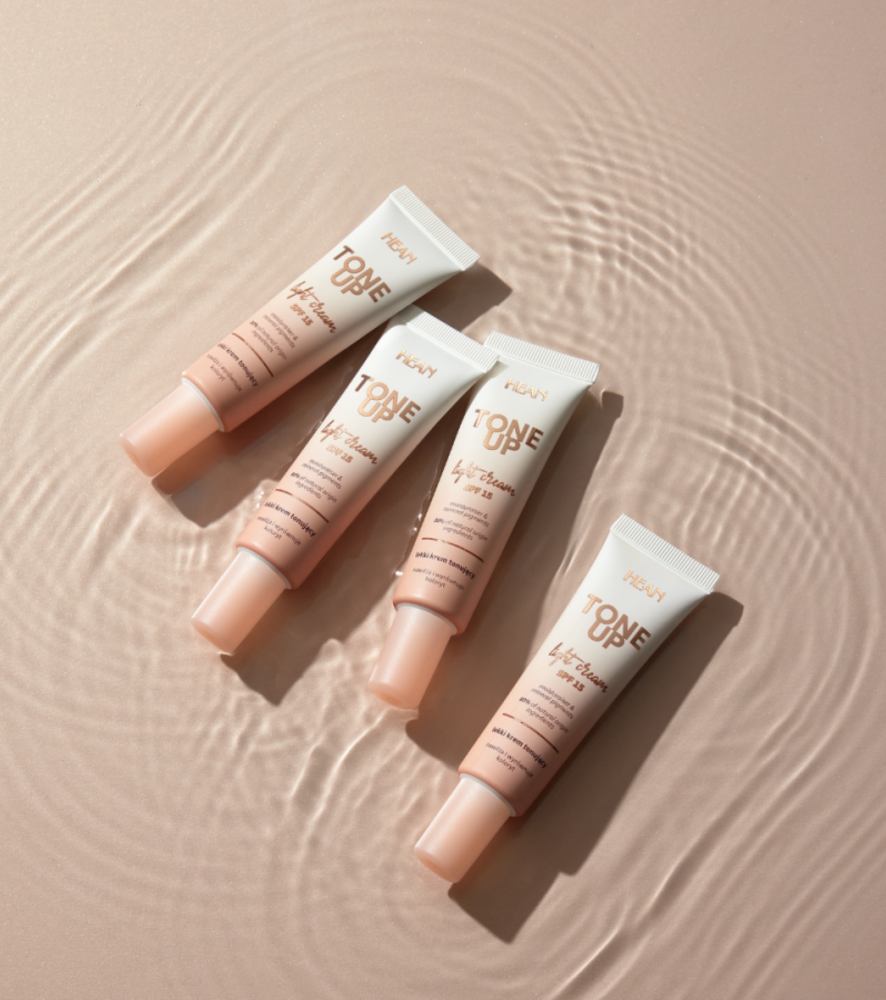 Hean - Creme facial tonificante colorido Tone Up SPF15 - T02: Natural