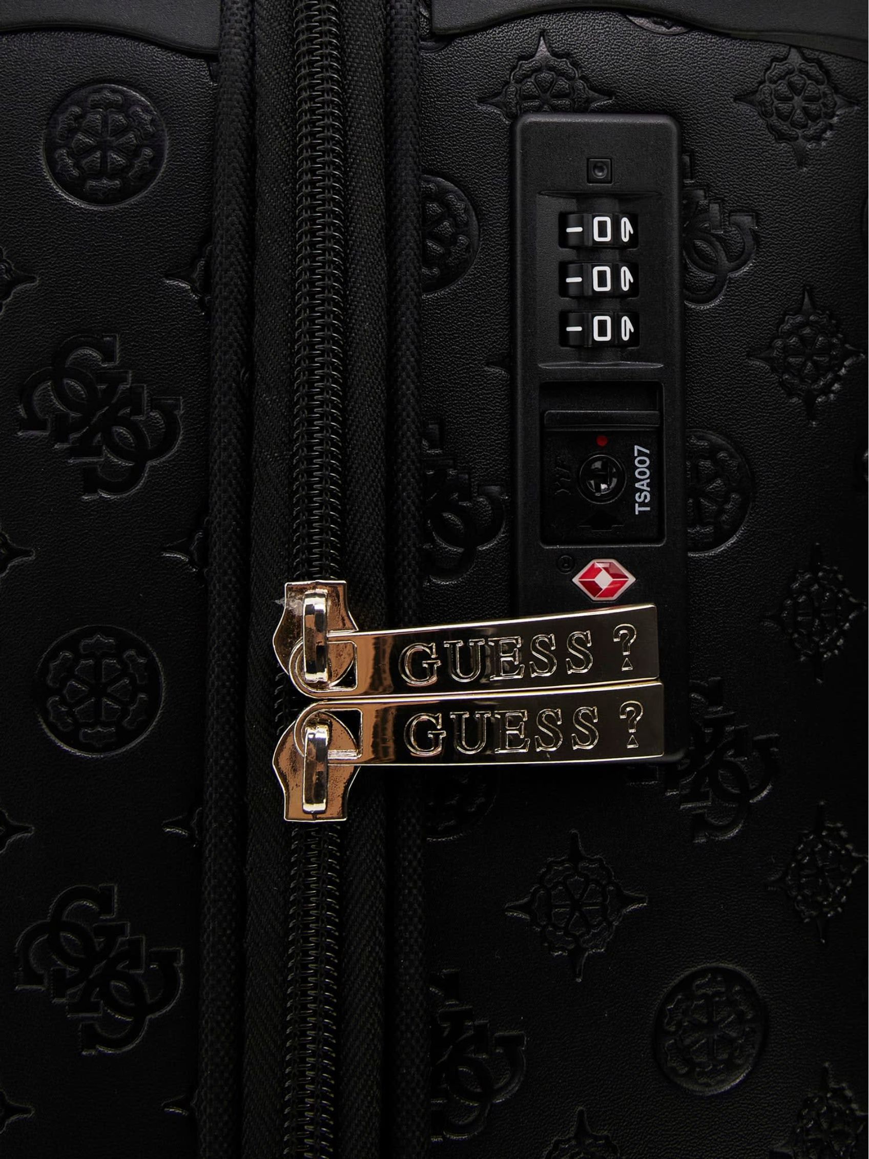 Guess Wilder Travel Trolley Dames Zwart