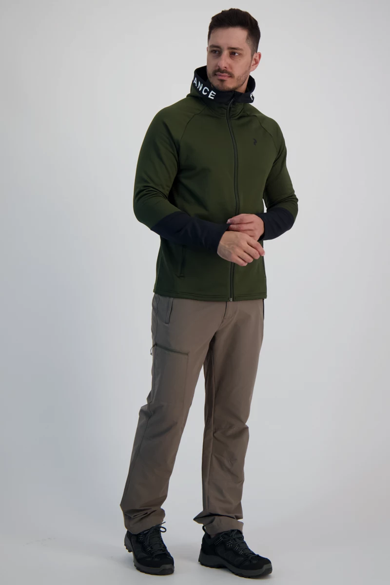 PEAK PERFORMANCE Rider Zip Hood Herren Midlayer