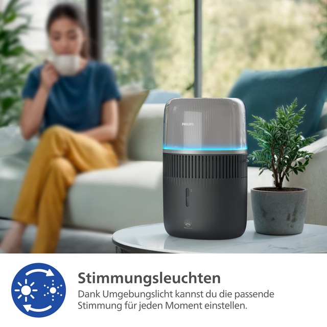 Philips Luftbefeuchter »HU5710/03 5000 Series« 4,5 l Wassertank für 56 m² Räume, mit NanoCloud Technologie