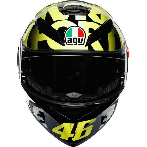 AGV - Casque K3 SV Tribe 46 Jaune / Noir / Vert