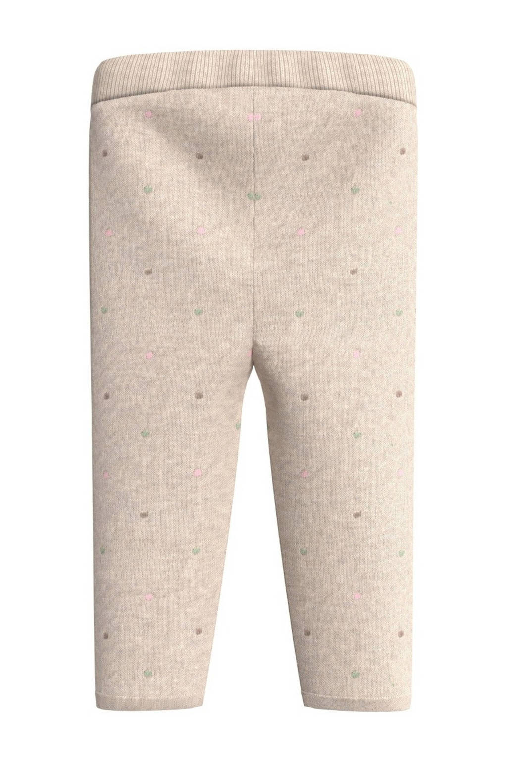 s.Oliver baby broek met stippen beige/multicolor