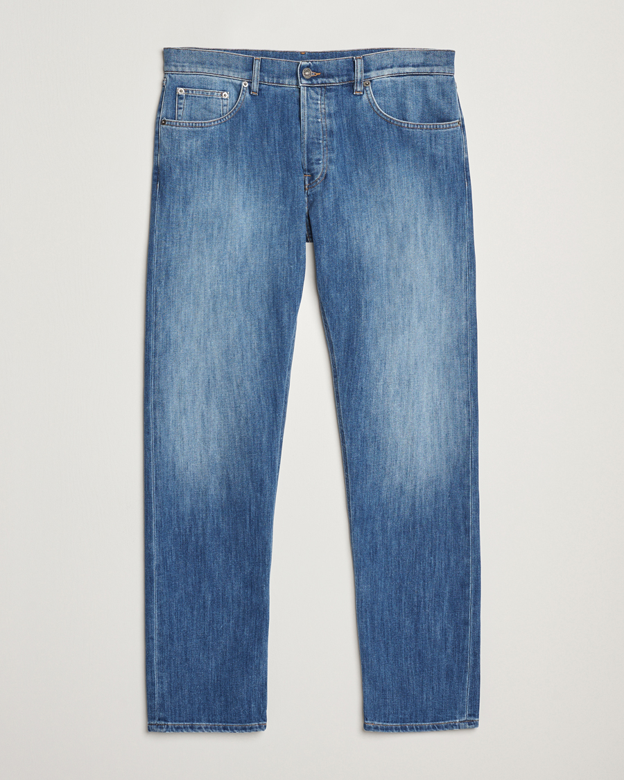 Dondup Icon Regular Fit Jeans Medium Blue