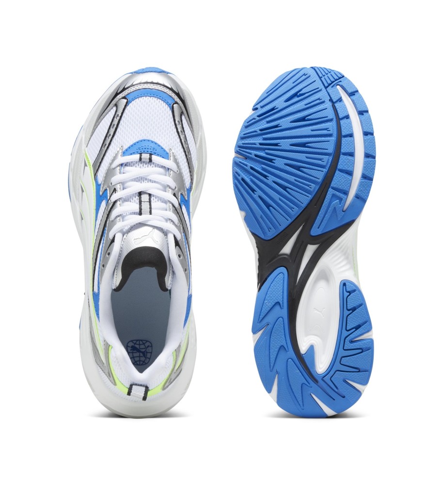 Tênis Puma Morphic, branco e azul