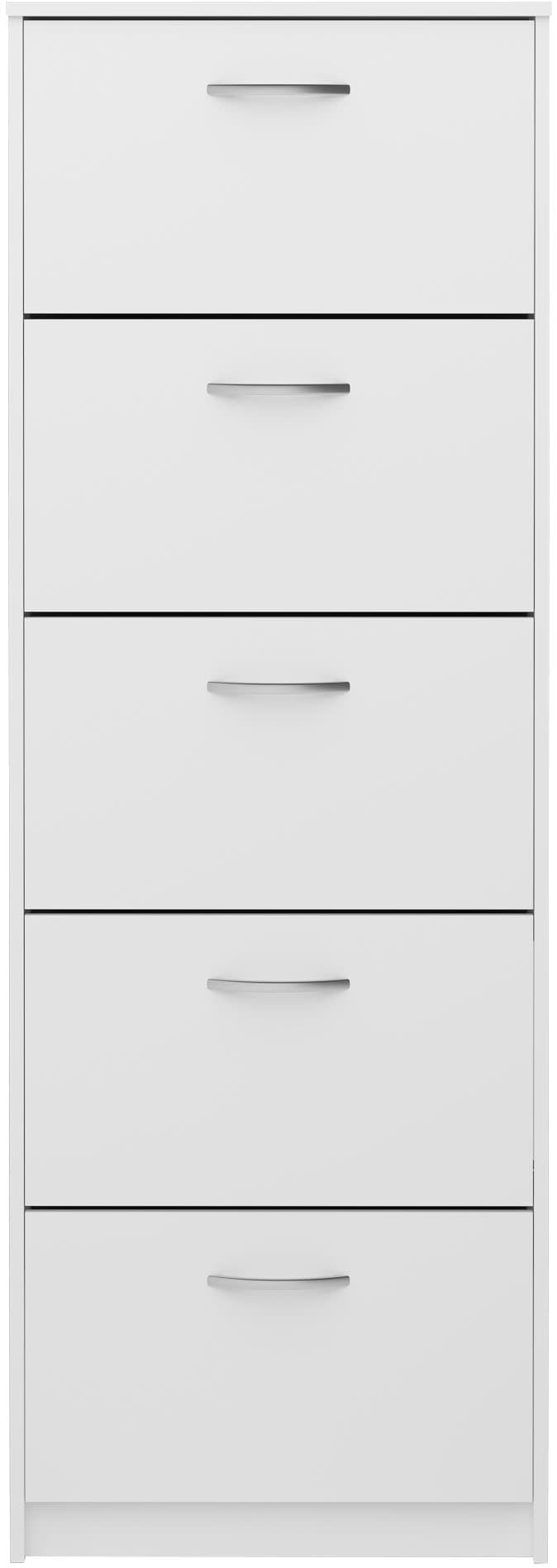 FMD Schuhschrank »Step 5« Schuhkipper mit 5 Schuhklappen, Höhe 168,5 cm, Tiefe 17 cm