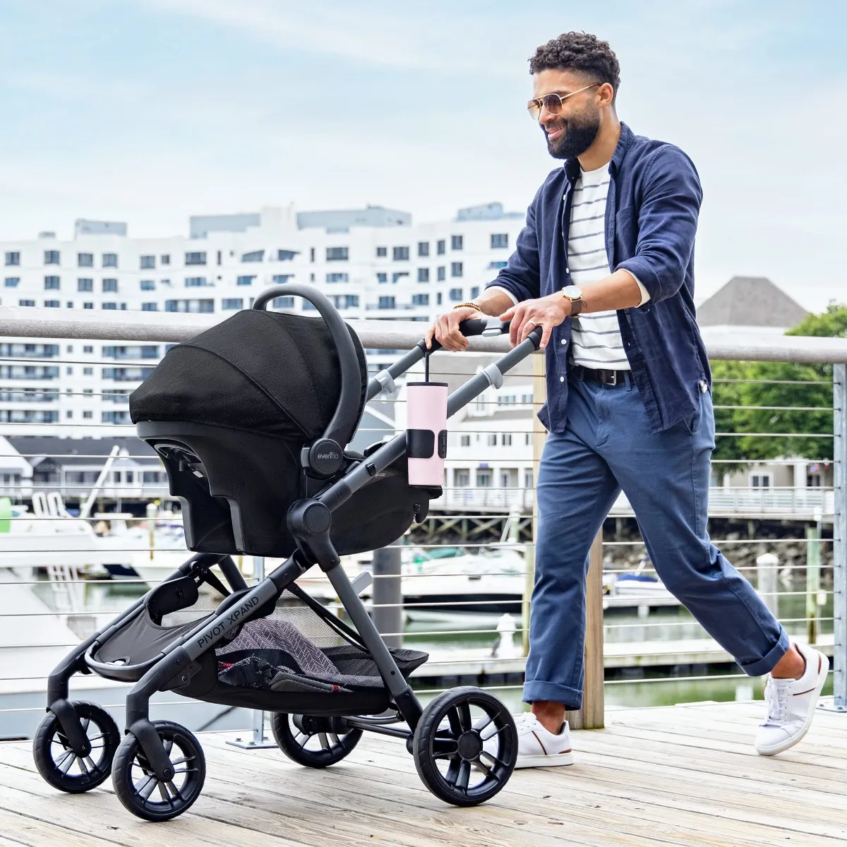 Evenflo Système de Voyage Pivot Xpand - Noir Ayrshire