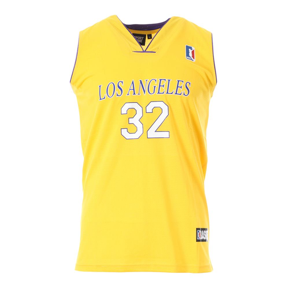 Sport Zone Los Angeles 32 Maillot de basket Jaune Homme Sport Zone