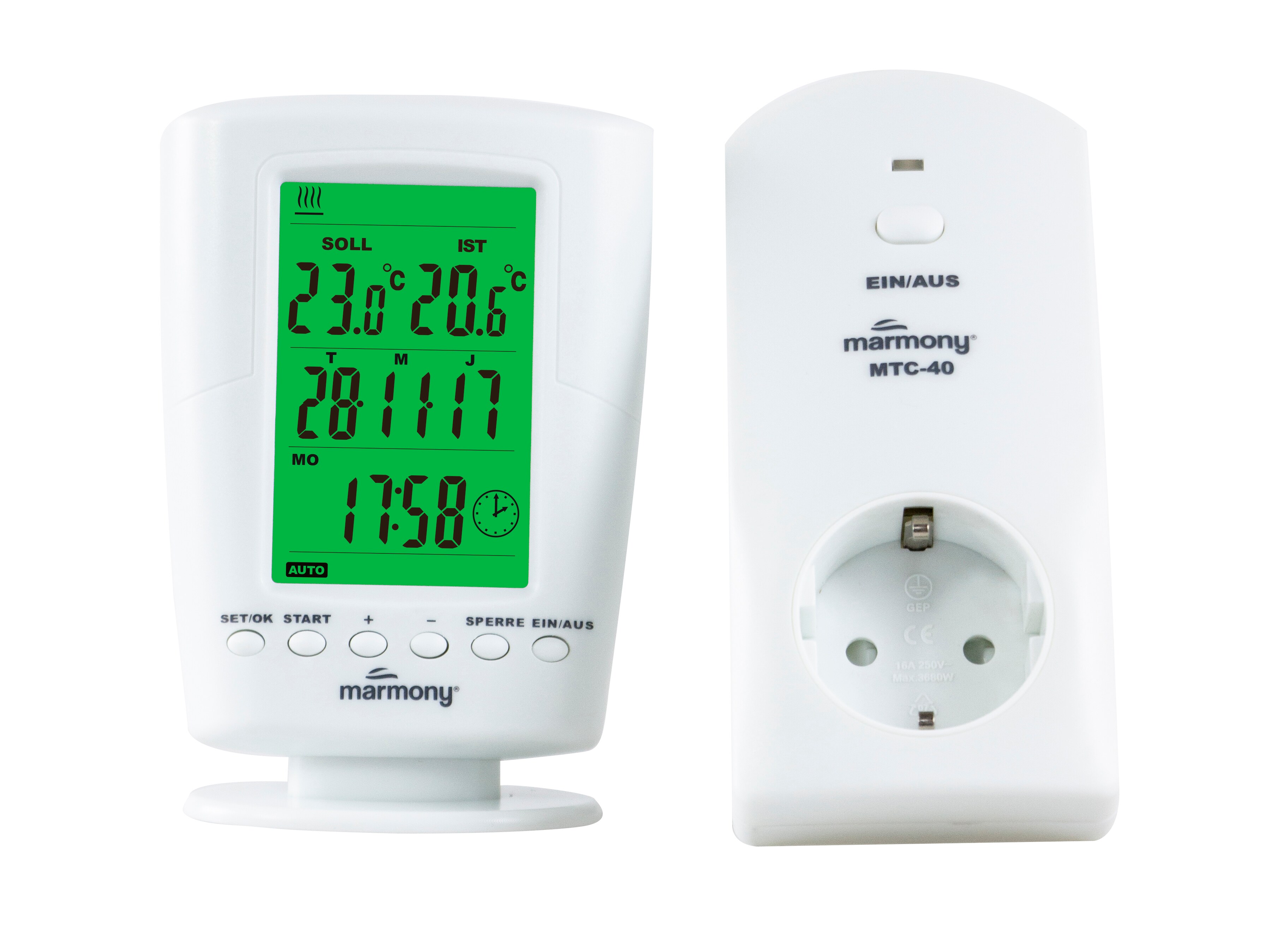 Marmony 800W Infrarot-Heizung Motiv 