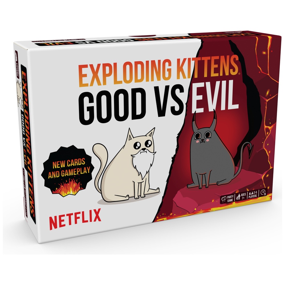 Exploding Kittens: Gut gegen Böse Kartenspiel