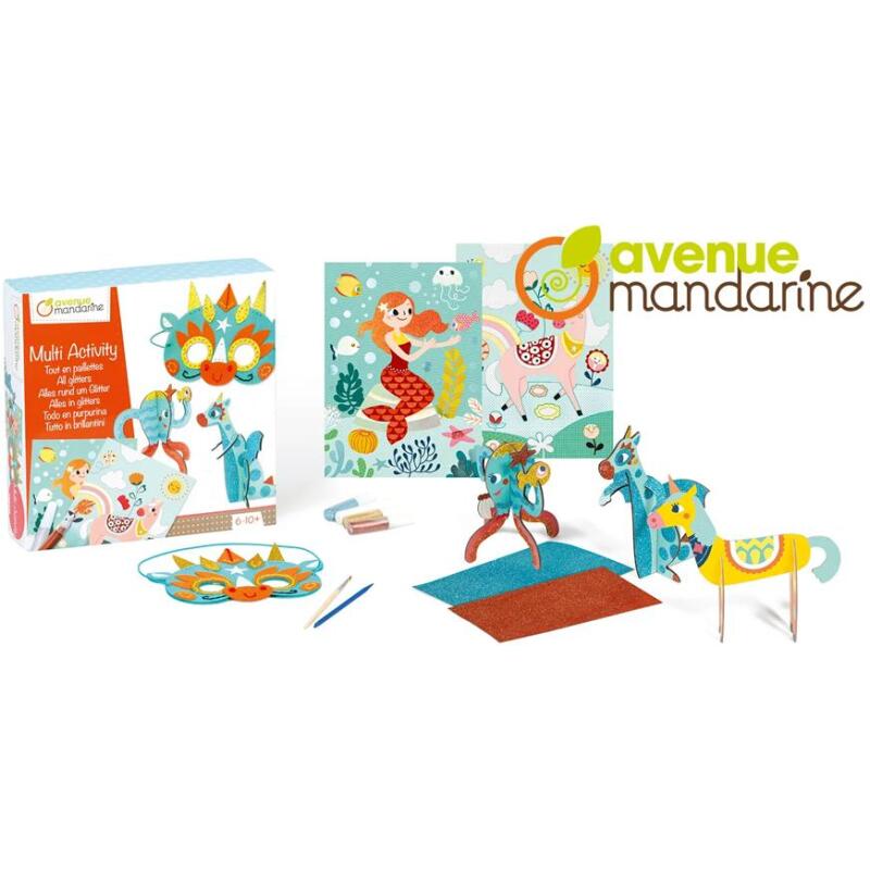 Coffret créatif, Multi Activity, Tout en paillettes - Multicolore
